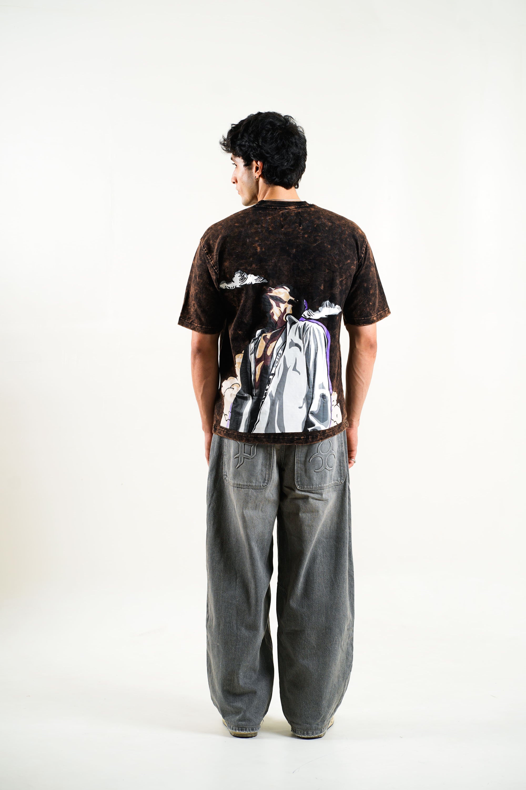 THE ART OF UNKNOWN – Black Washed Boxy Fit (Unisex)