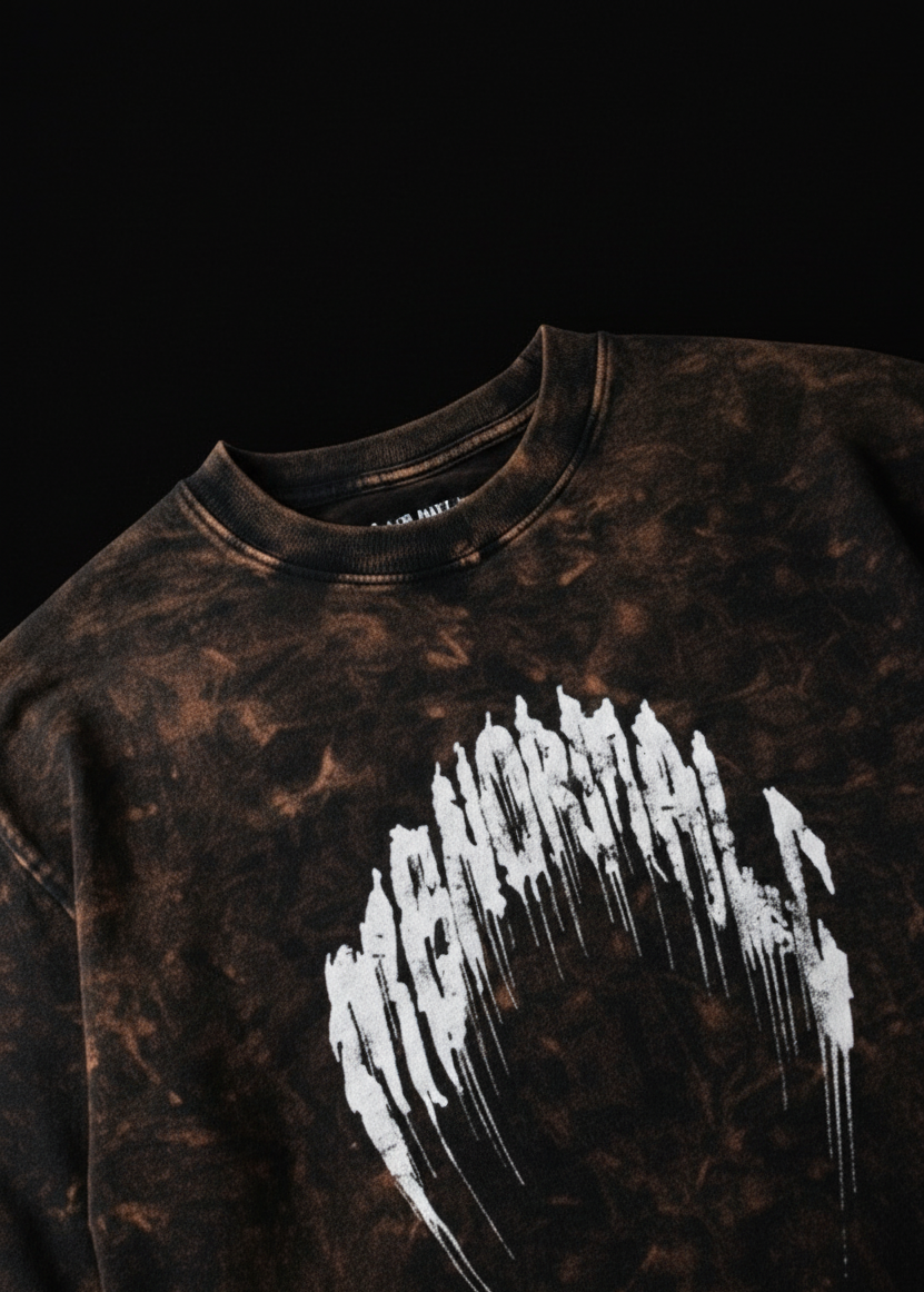 THE ART OF UNKNOWN – Black Washed Boxy Fit (Unisex)
